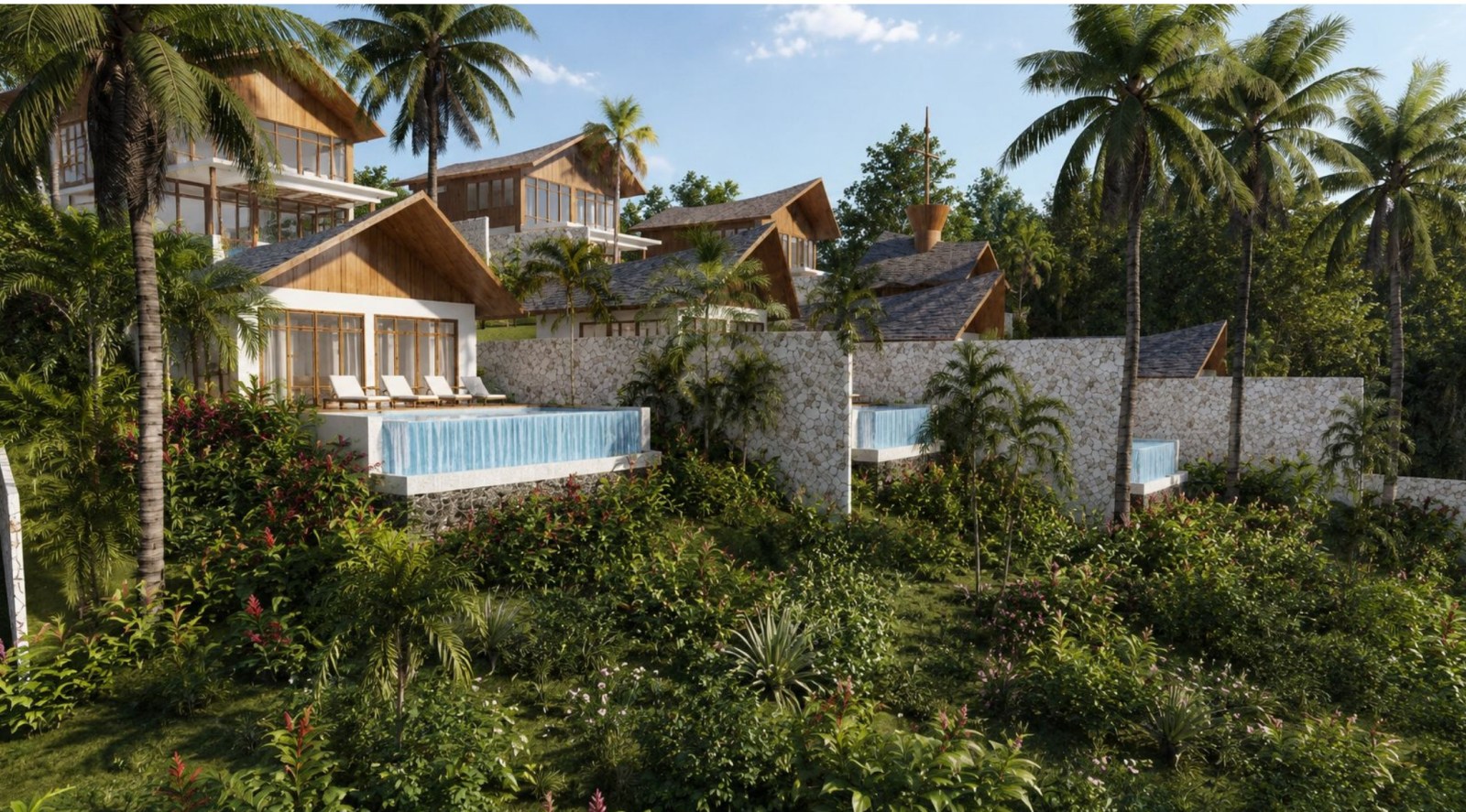 Shipwrekd Sunset Collection, Nusa Ceningan: Pool villas with infinity pools and timber gables